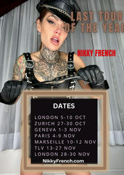 Escorts London, England Mistress Nikky French