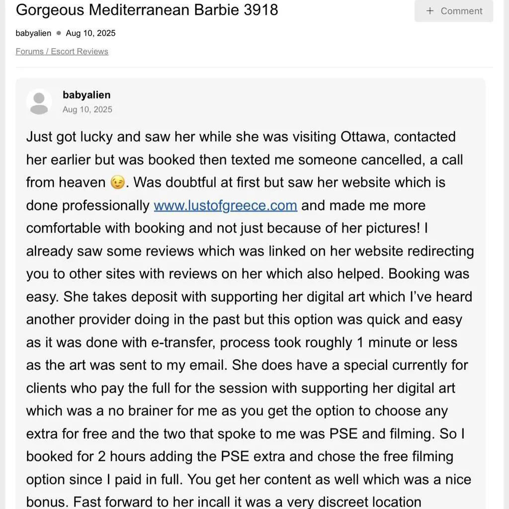 Escorts Sault Ste. Marie, Ontario Chloe | Beautiful Barbie from Greece with Good Reviews