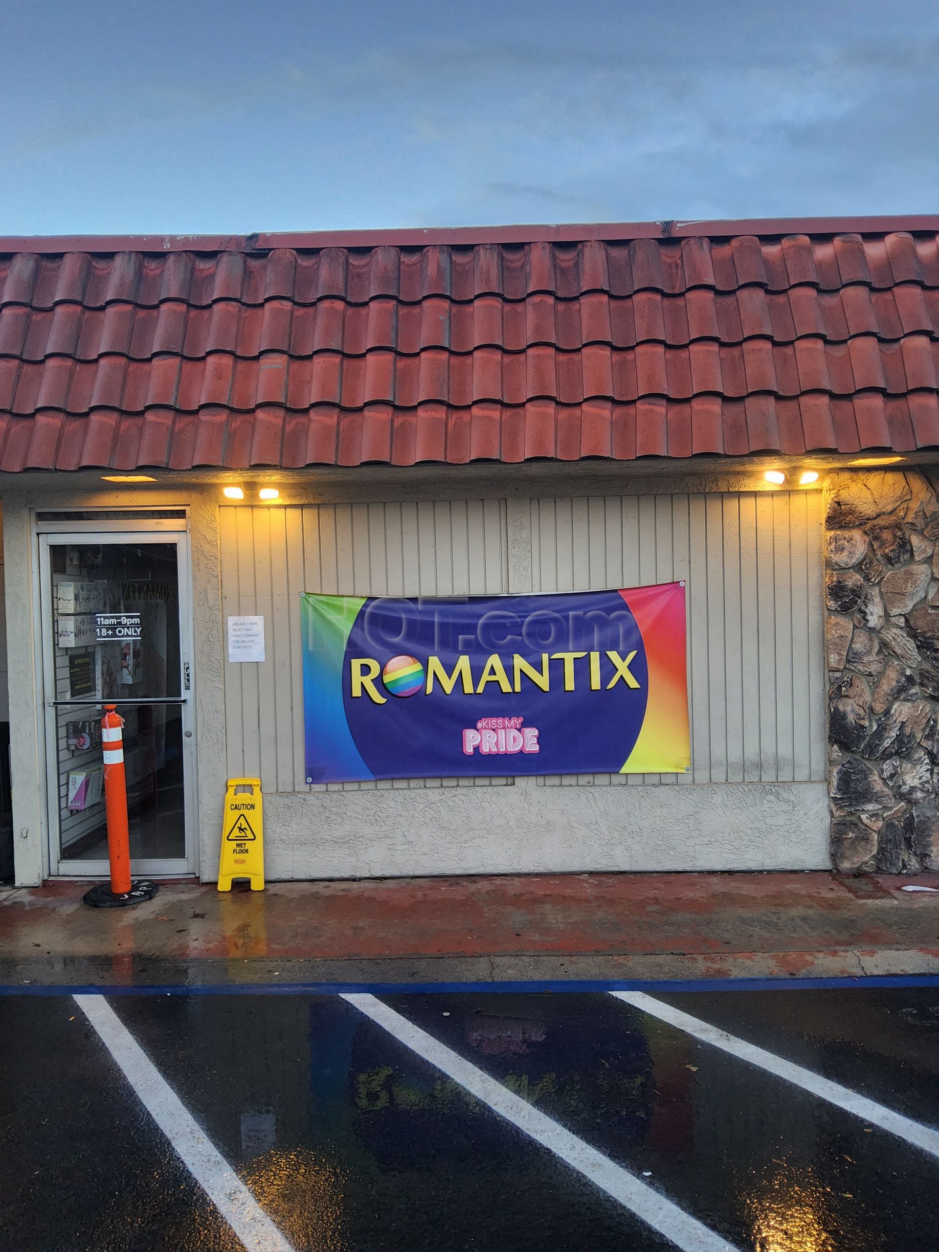 Escondido, California Romantix - Adult Video Specialties