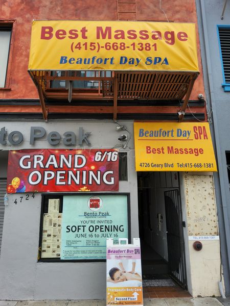 Massage Parlors San Francisco, California Beaufort Day Spa
