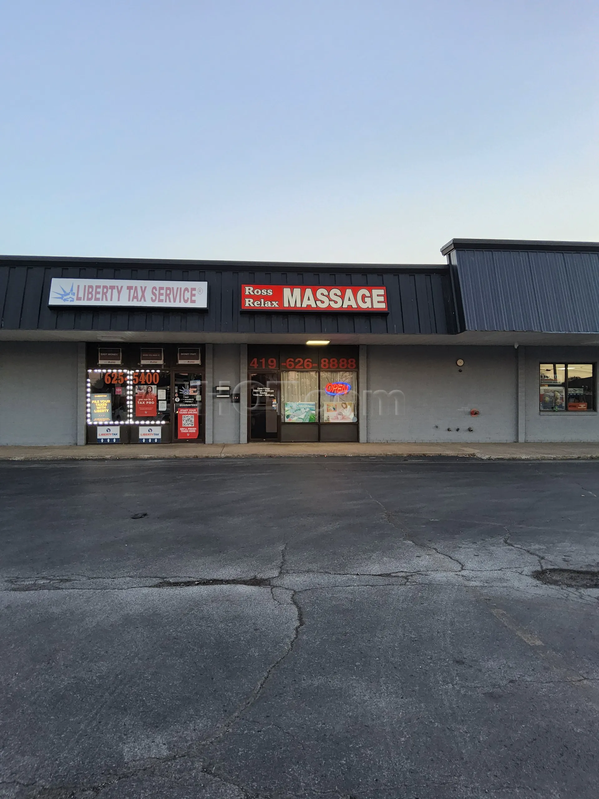 Sandusky, Ohio Ross Relax Massage