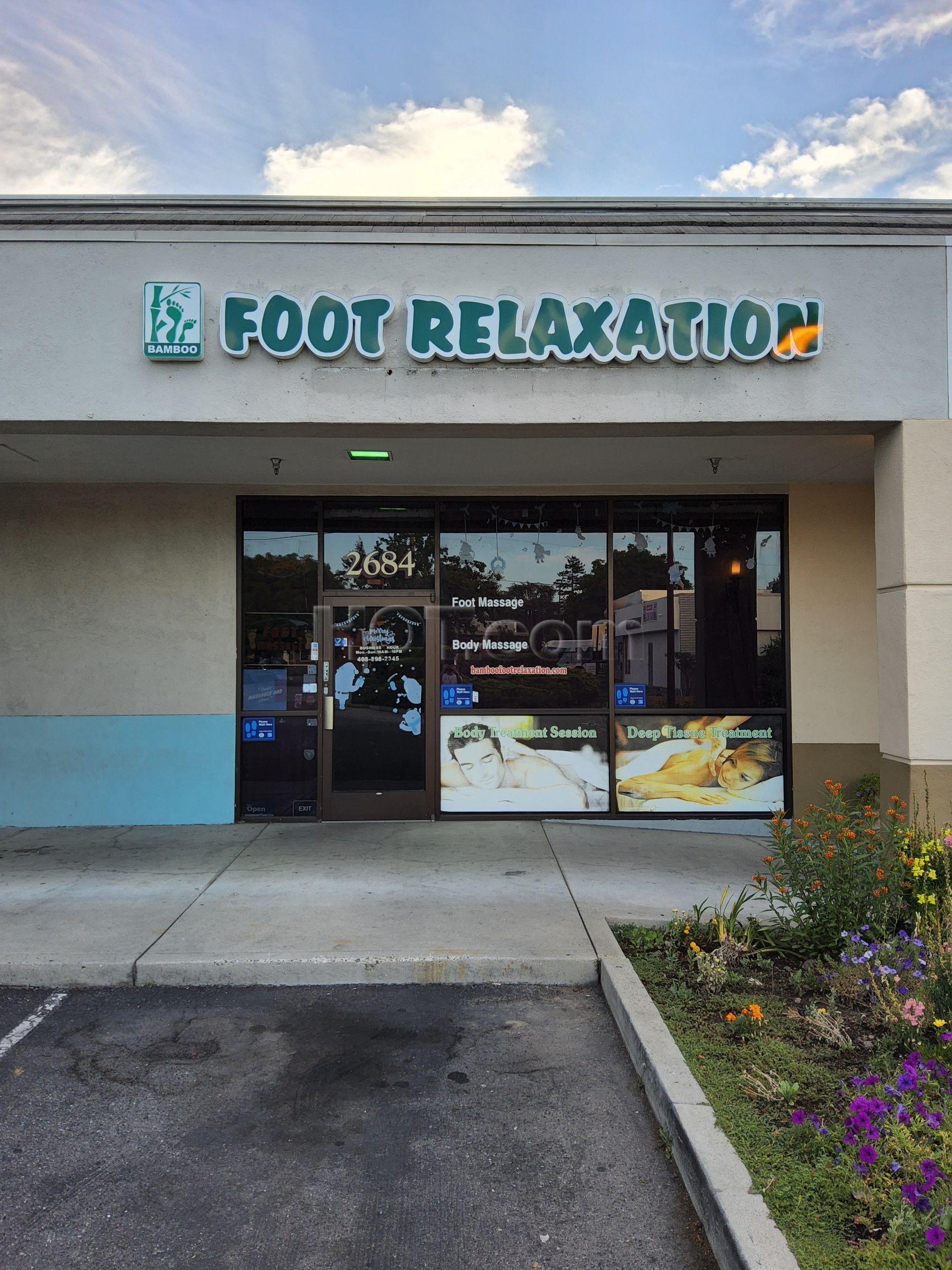 San Jose, California Bamboo Foot Relaxation