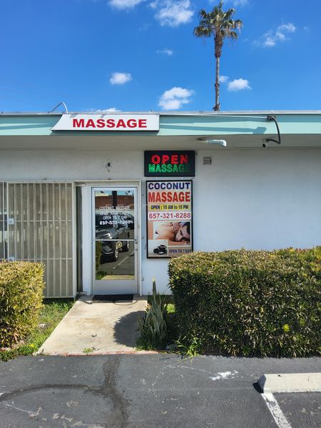 Massage Parlors Santa Ana, California Coconut Massage